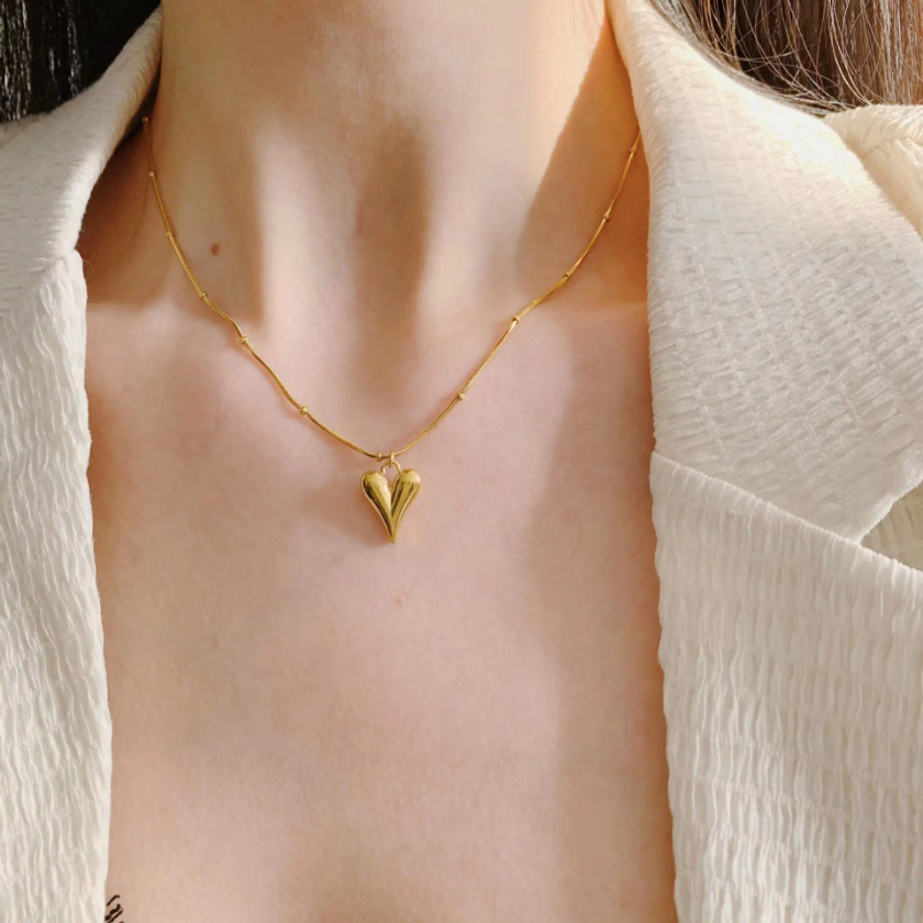 Golden LoveDrop Necklace