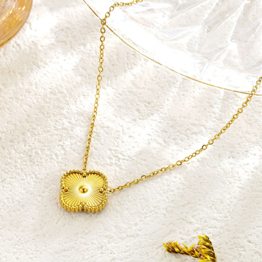 Verdant Clover Charm Pendant