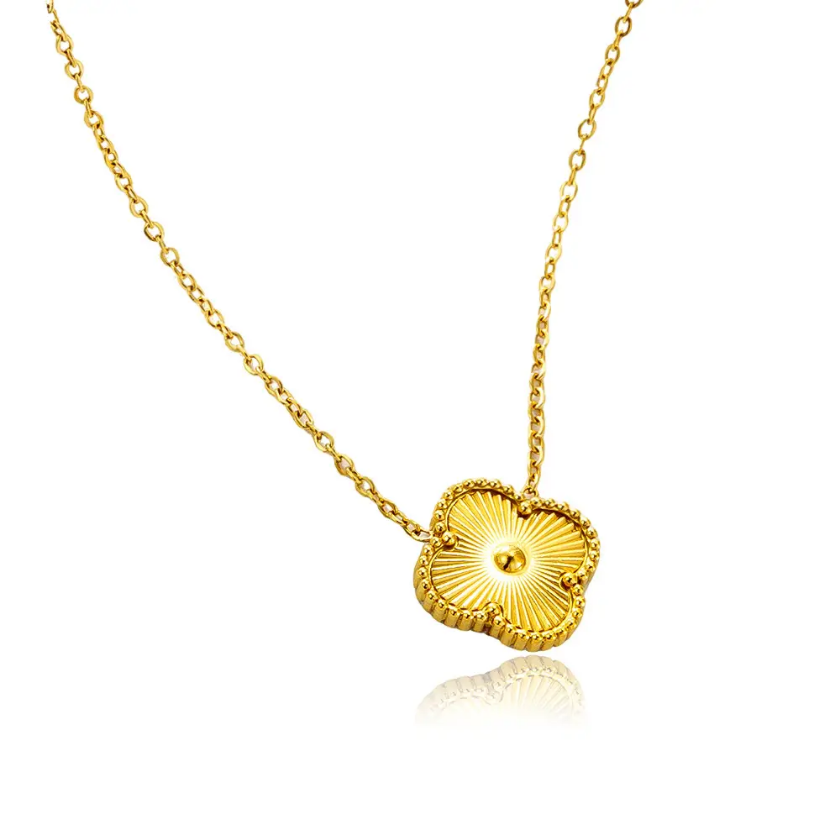 Verdant Clover Charm Pendant