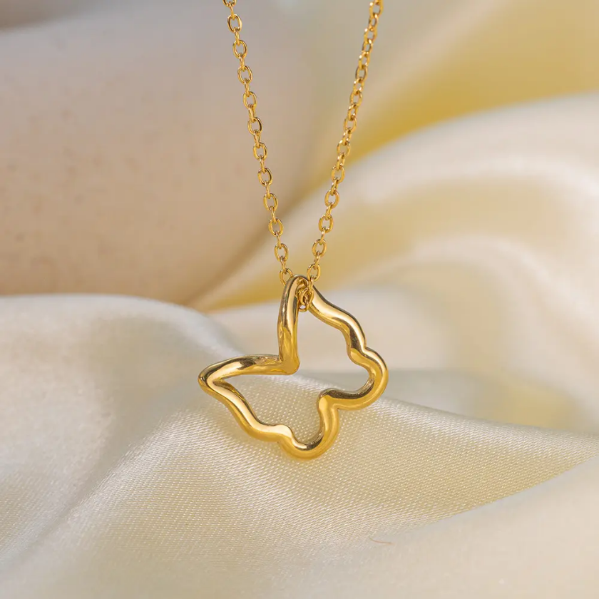 Golden Flutter Pendant