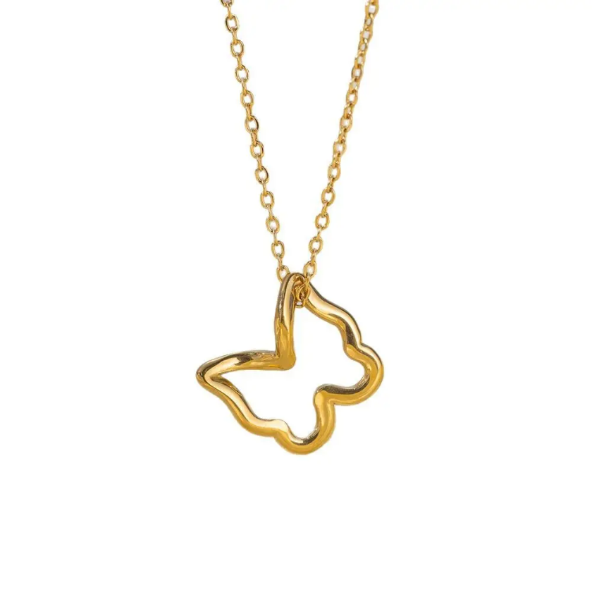 Golden Flutter Pendant