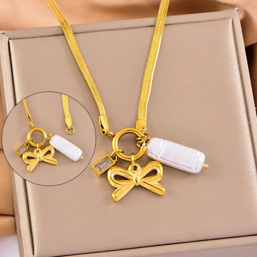 Luxe Charm Cluster Pendant