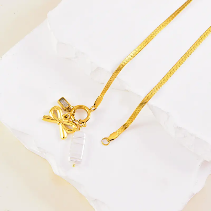 Luxe Charm Cluster Pendant