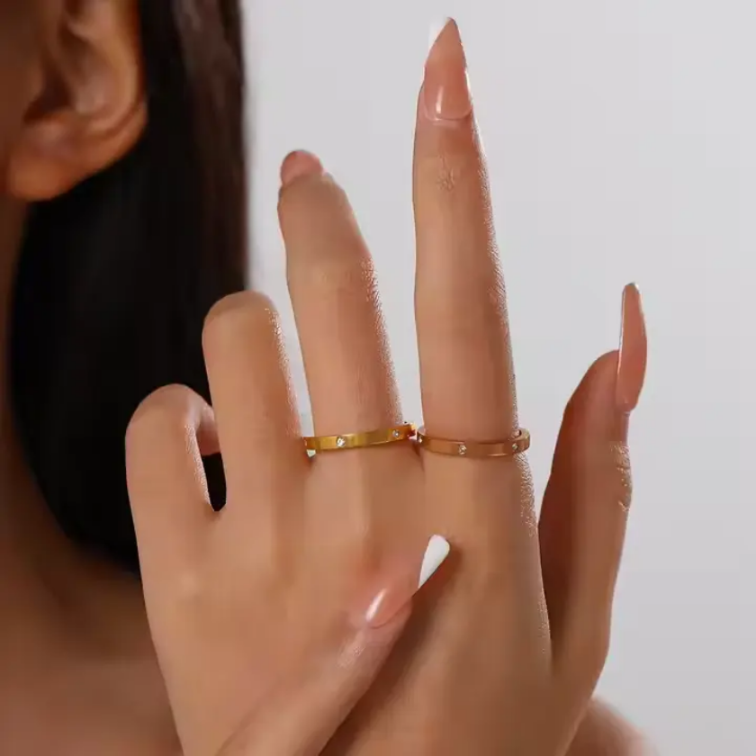 Eternia Gold Sparkle Ring