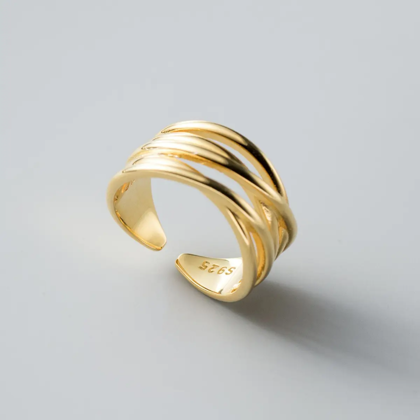 Aurora Twist Open Ring
