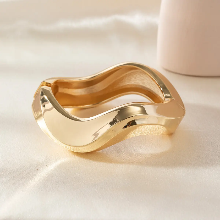 Golden Wave Cuff