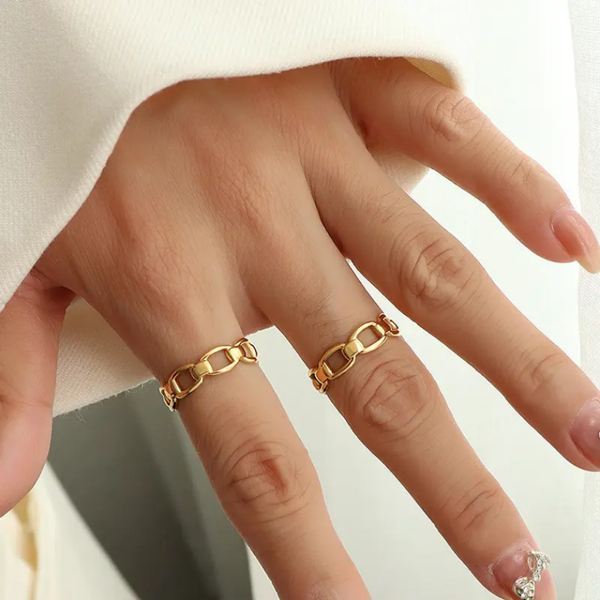 Luxe Link Ring
