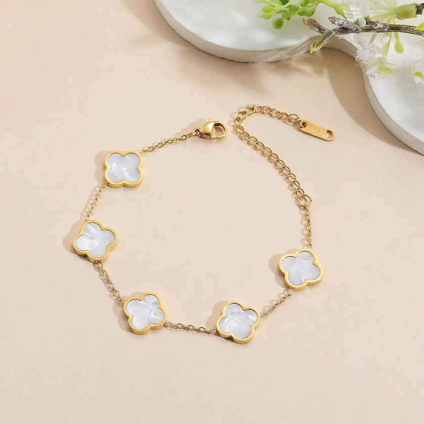 Celeste Clover Bracelet