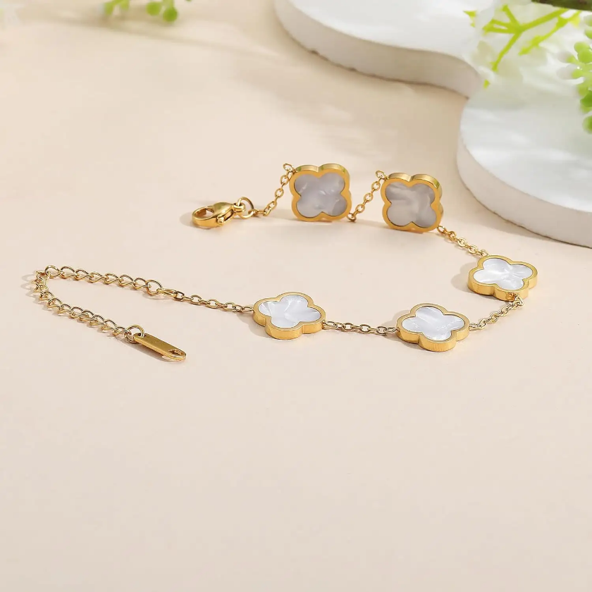 Celeste Clover Bracelet