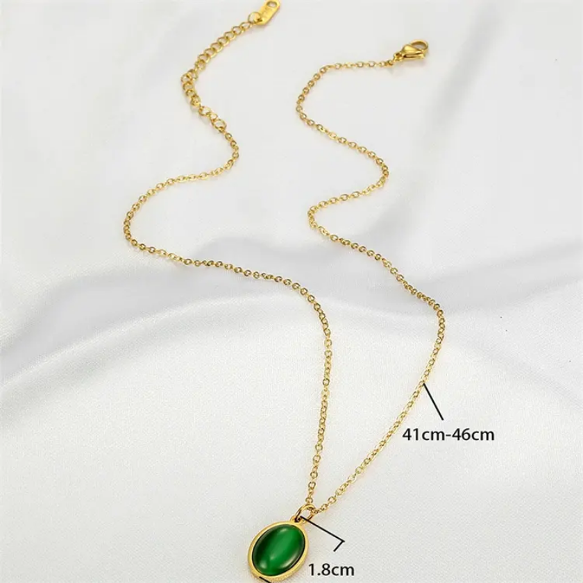 Elira Emerald Pendant