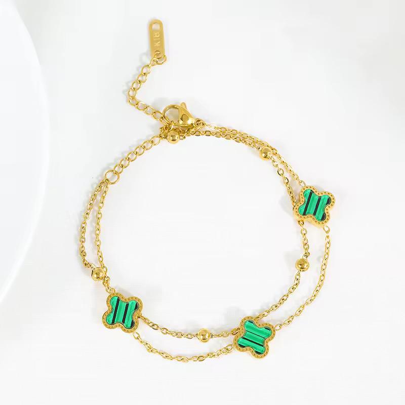 Emerald Serpent Coil Bracelet