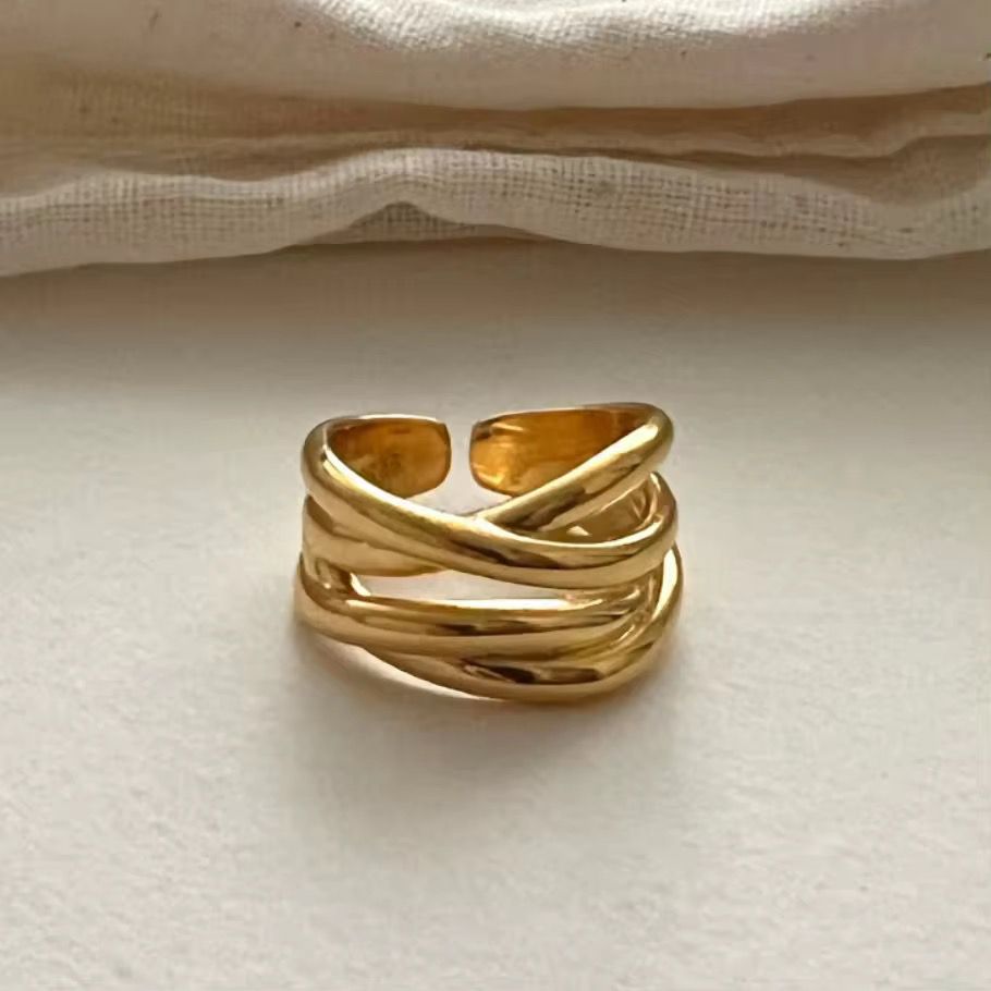 Aurora Twist Open Ring