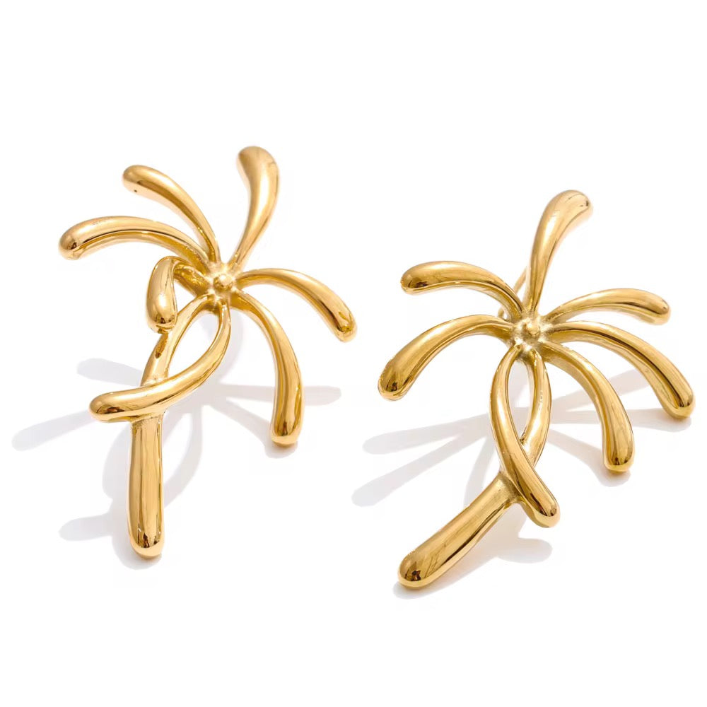 Pine gold Studs