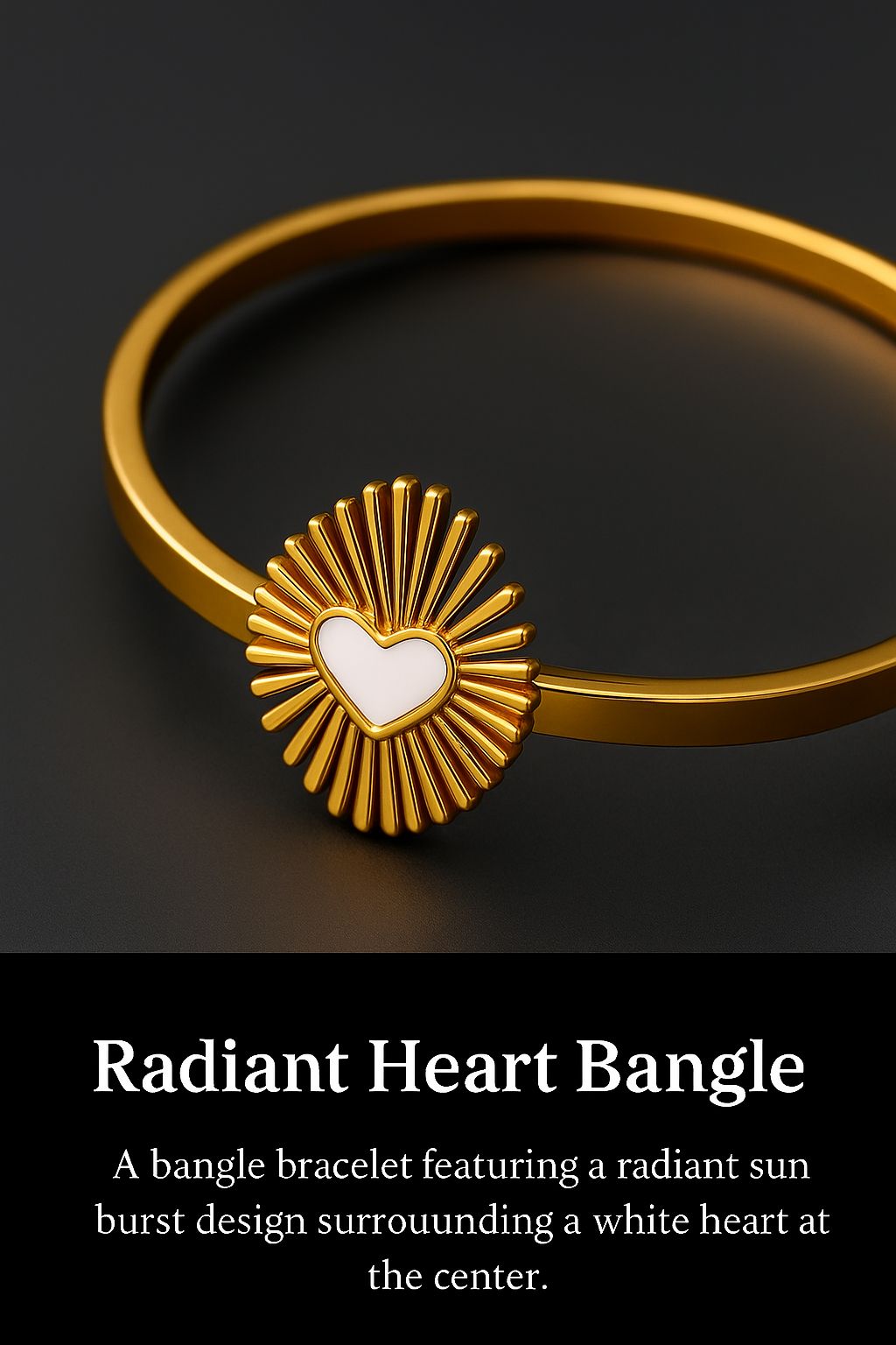 Radiant Heart Bangle