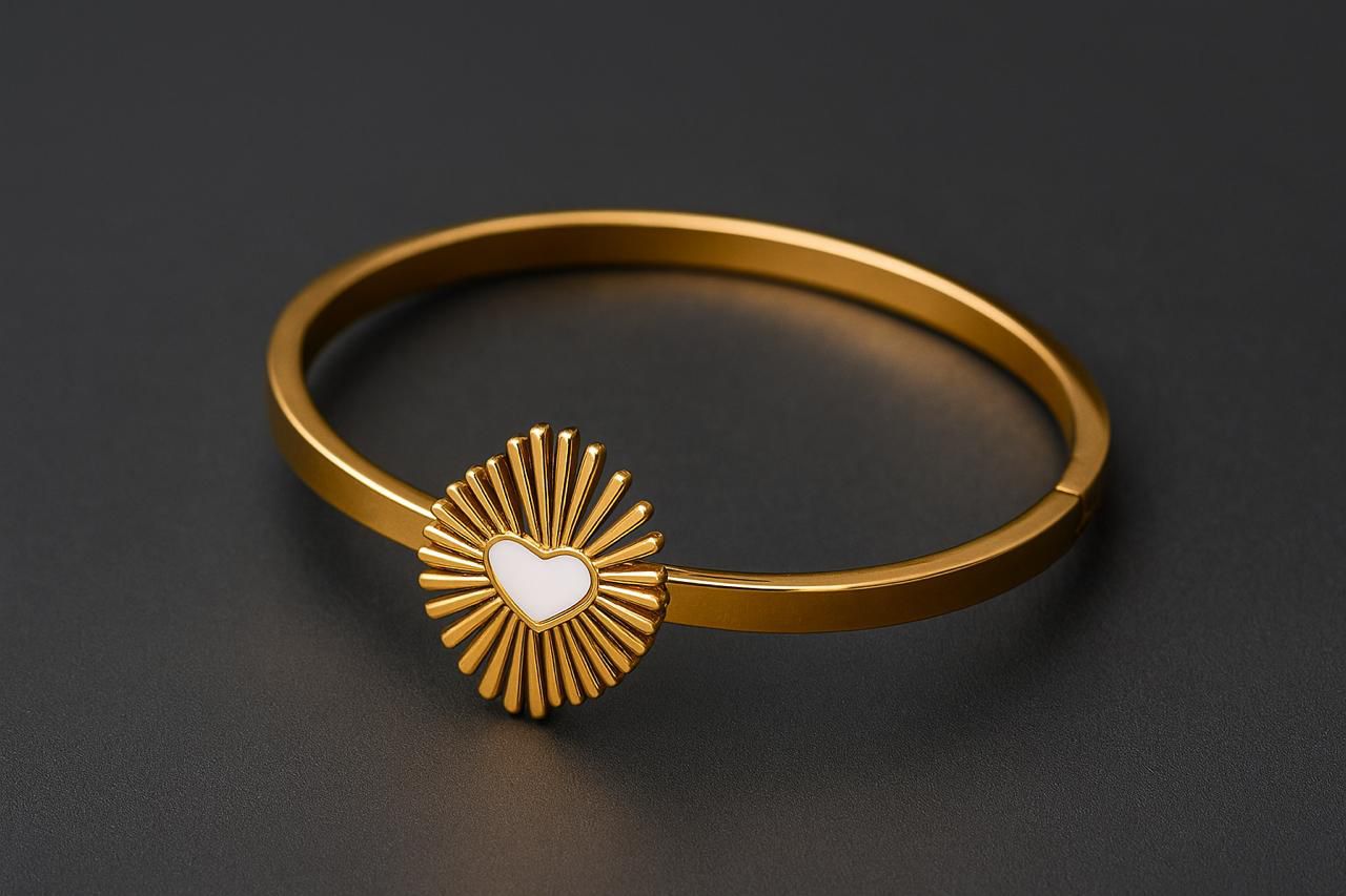 Radiant Heart Bangle
