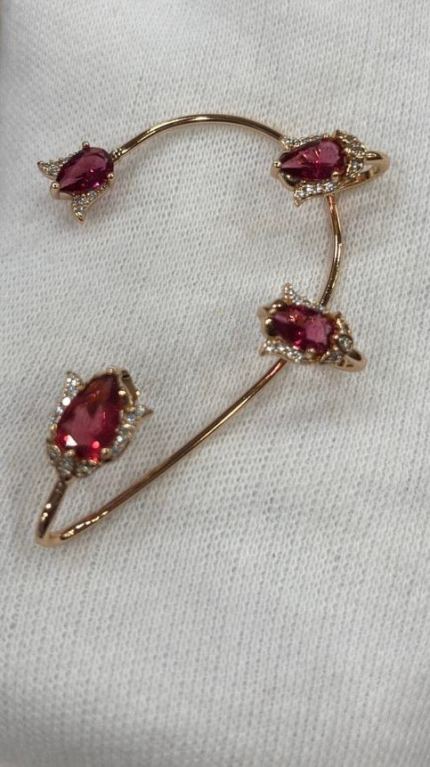 Ruby Earcuffs
