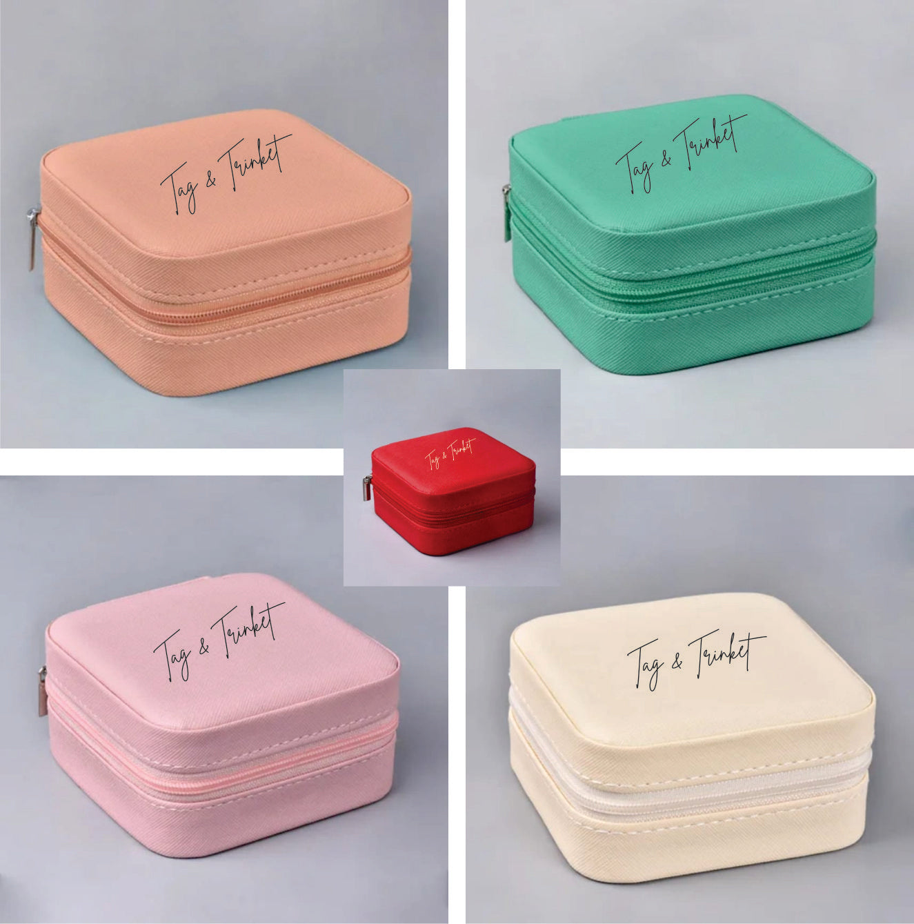 Blush Luxe Travel Jewelry Case